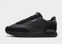 Puma Future Rider Perforated Leather  ® ( Men All Sizes: UK 8 - 12 )  Puma Black