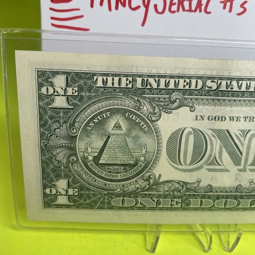 $1 Dollar LOW Fancy Serial Number C00000110B 3 DIGIT True BINARY 6 Of A Kind - Picture 12 of 18