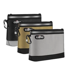 Small Tool Pouches with Carabiners, 1680D Oxford Water Resistant Zipper Bag, ...