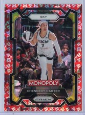 2024 Panini Prizm Monopoly WNBA 52 Chennedy Carter Free Parking Parallel