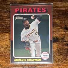 2024 Topps Heritage High Number Aroldis Chapman #557 Pirates Chrome /699