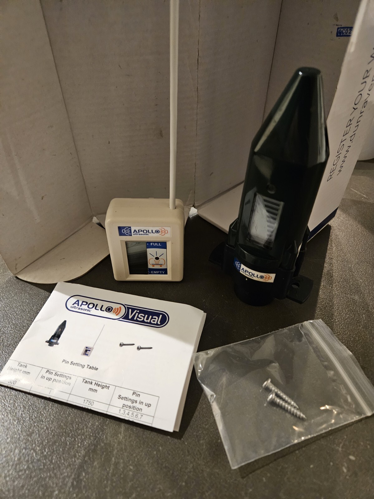 Oil Watchman/Apollo Ultrasonic Visual Oil Level Monitor/Gauge eBay