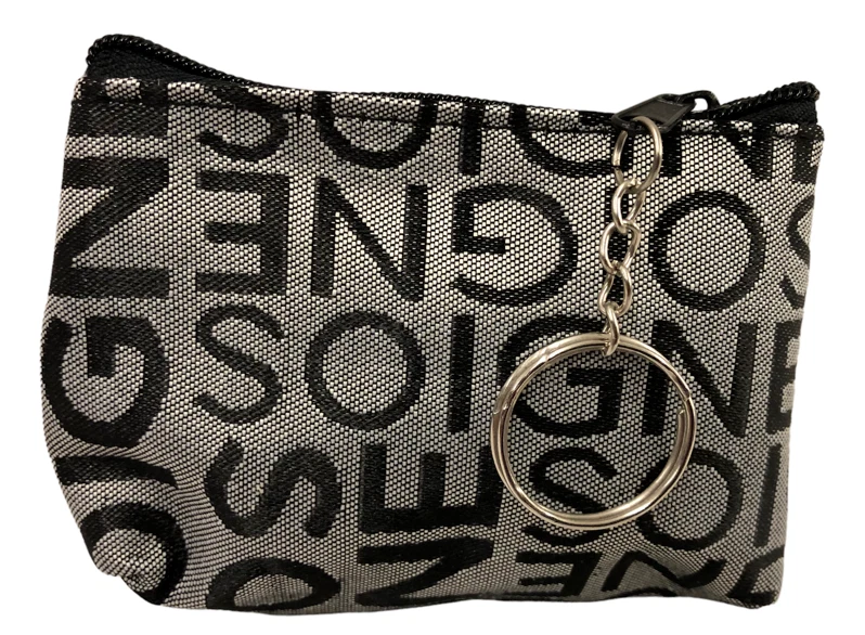 PORTAMONETE PORTACHIAVI BORSELLINO CON CERNIERA ZIP CM 9,5 X 7 - Immagine 4 di 4