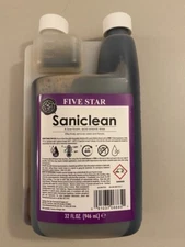 Five Star Chemicals Saniclean 32 oz Acid InionicRinse for Food Applications