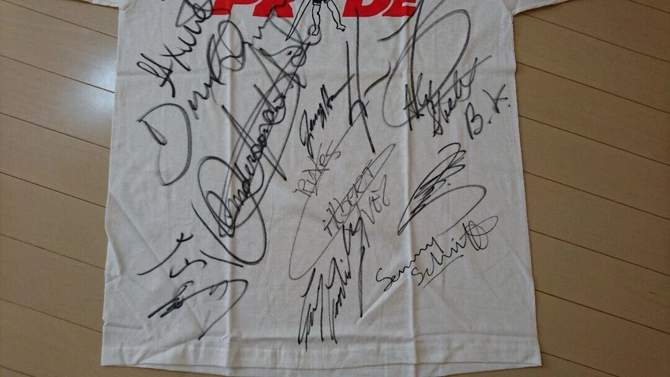 *Rare* Pride 21 Signed Tshirt By All Fighters +Event Program Takayama vs Frye - Image 2 of 4