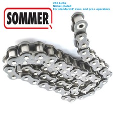 Sommer Y80036 Replacement Roller Chain 236 Nickel Plated Links For 8ft EVO PRO 