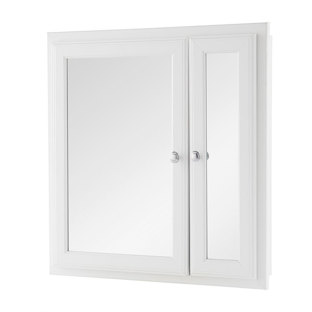 Bathroom Medicine Cabinet Fog Free Framed Adjustable Shelve Bi View Mirror White For Sale Online