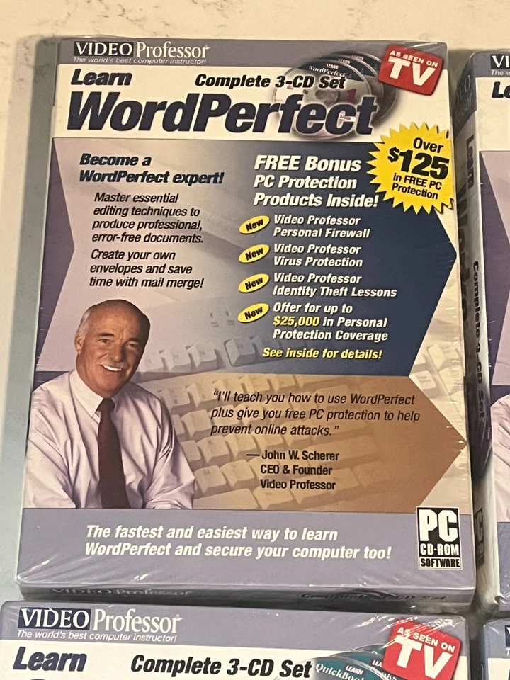 Lote de 9 Juegos de Software Video Profesor Aprendizaje PC CD-ROM Nuevos Sellados Foto 2 de 4