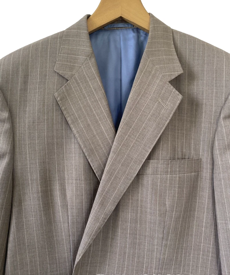 Blazer de Lana Personalizado Puños de Cirujano Pick Stitch Chaqueta Hollywood Astor y Negro Foto 2 de 4