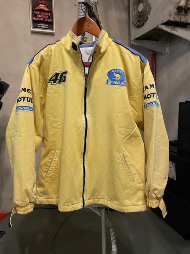 autosport ヴィンテージ キャメル レーシング ラリー ジャケット Vintage YAMAHA CAMEL rossi racing jacket size L | eBay