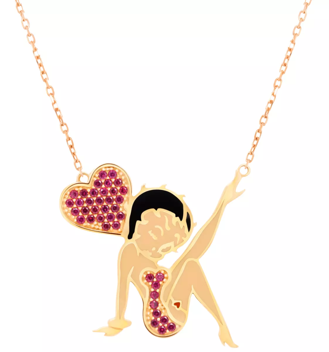 Betty boop necklace gold deals