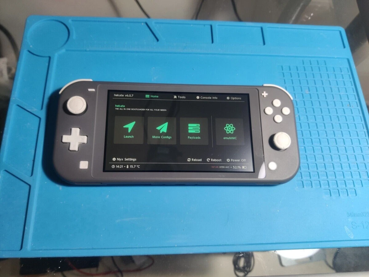 Nintendo Switch Lite Black Mod Picofly v2 Hwfly RP2040 eBay
