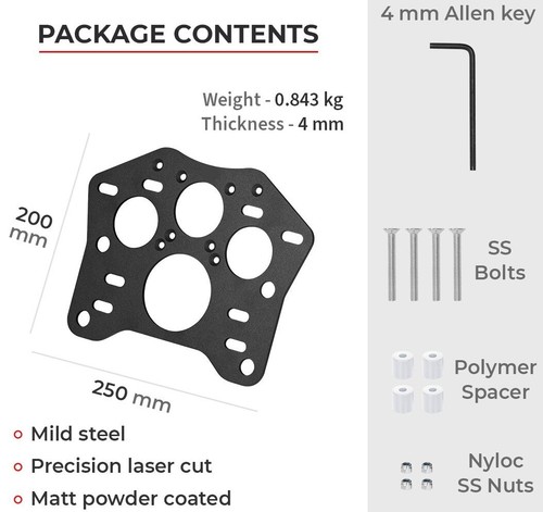 Top Box Adapter Plate for Royal Enfield HIMALAYAN BS6 - Zdjęcie 2 z 7