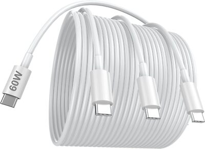 1/3X New USB-C to USB-C Cable PD Type C Fast Charger Lot For iPhone 15 Samsung