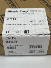 Altech Corp CMT4 Terminal Block Connectors Din Rail Box Of 100