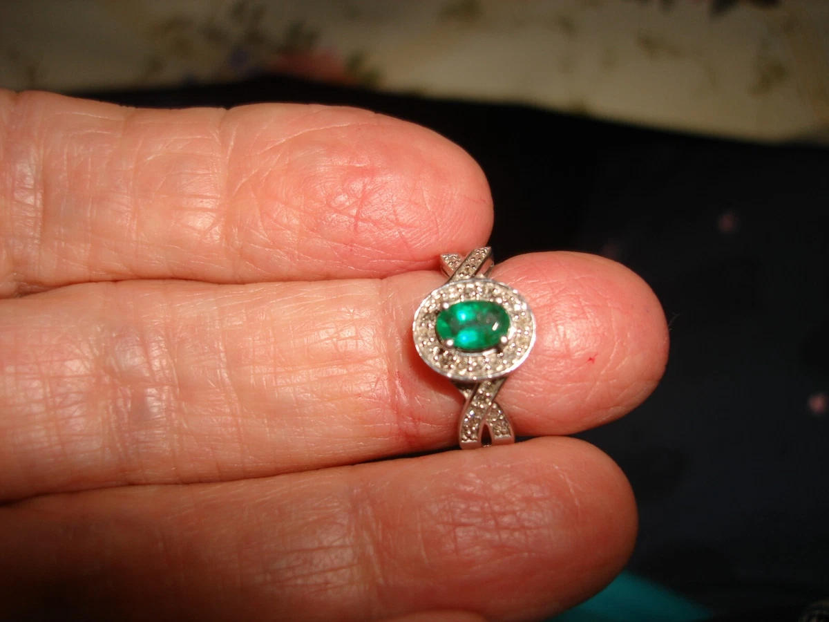 Green stone 2024 ring price