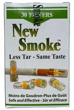 1 PK NEW SMOKE Cigarette Filters  30 Filters - Lowers Nicotine Nic Out  Tar