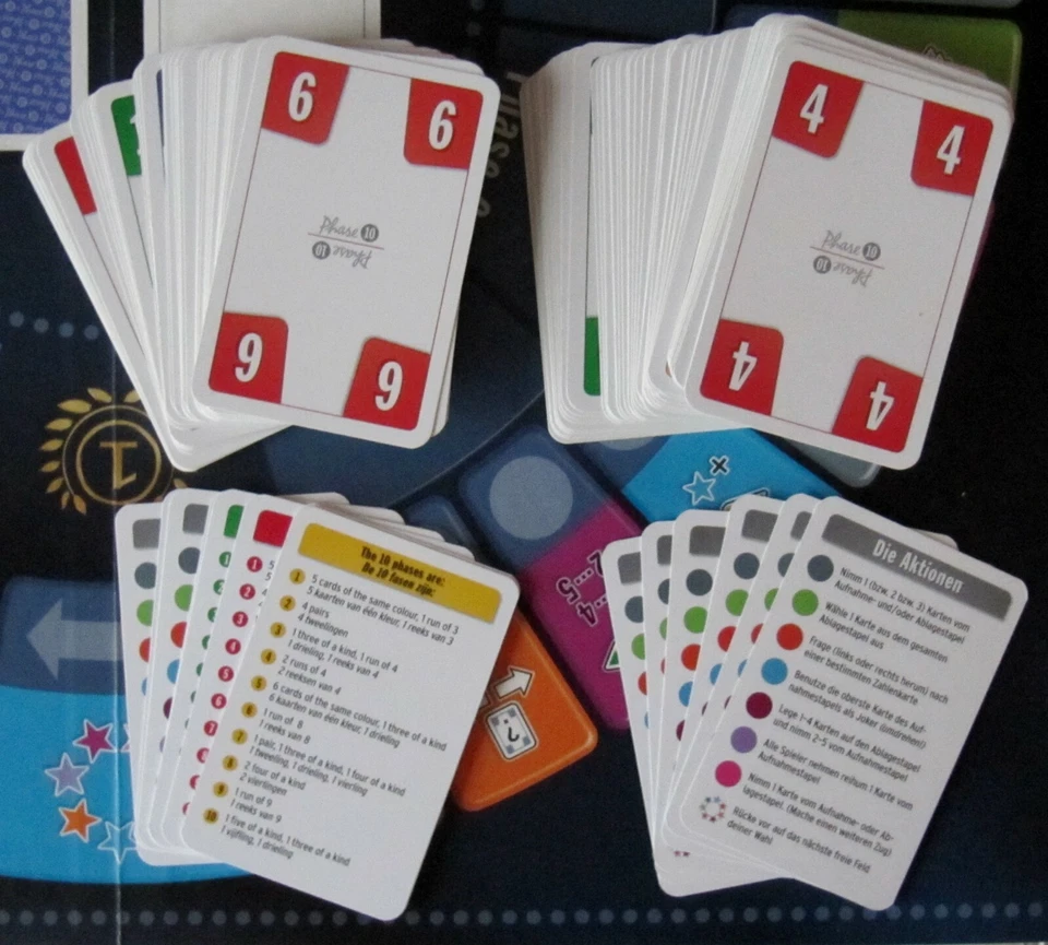 ABSOLUTER TOP Zustand: PHASE 10! DAS BRETTSPIEL! 100 % VOLLSTÄNDIG! - Bild 2 von 4