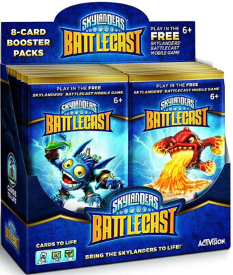 rare skylanders cards Rare Skylanders Battlecast Booster Box 36 Packs of 8 Card Packs NEW &  SEALED