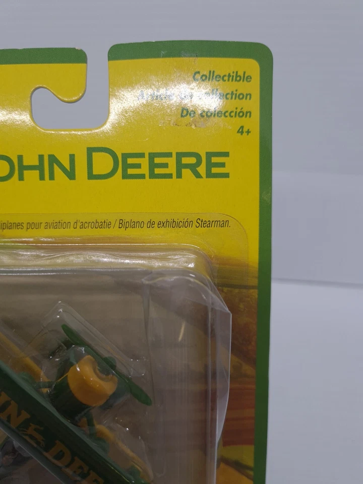 Gearbox 2003 John Deere 1930 Stearman Barnstormer Biplane Die Cast #04266 New - Image 3 of 4