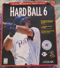 Hardball 6 Vintage PC game Accolade Windows 95 -Manuals Inserts