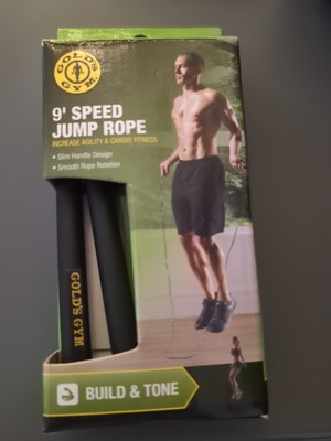 Gold's Gym 9' Ft Speed Jump Rope Build & Tone NEW in box
