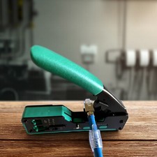 Pass Through Crimp Tool Kit Ethernet Crimper Cat5/ Cat5e/Cat6/Cat6A/Cat7