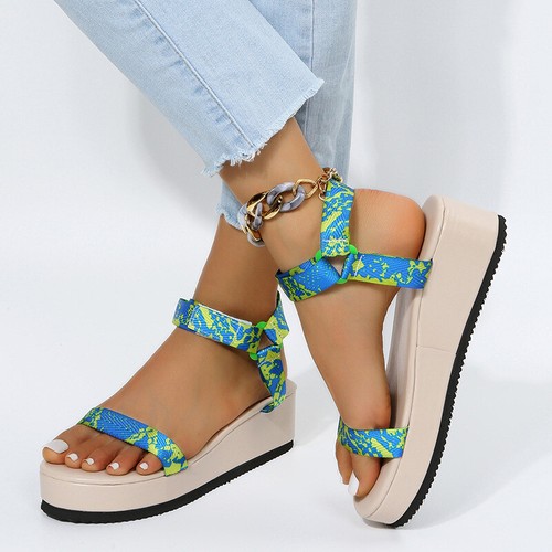 New Ladies Breathable Wedge Sandals Beach Anti Slip Platform Summer Sandal  | eBay