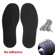1 Pair Anti Slip Rubber Full Soles DIY Shoes Repair Supplies US STOCK