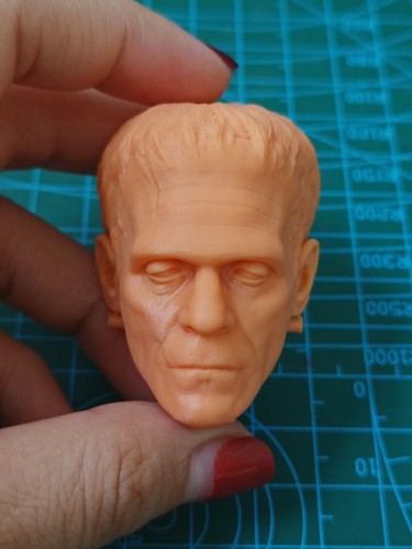 1/6 1/12 1/18 Scultura testa Frankenstein scolpita per action figure maschili giocattoli corpo