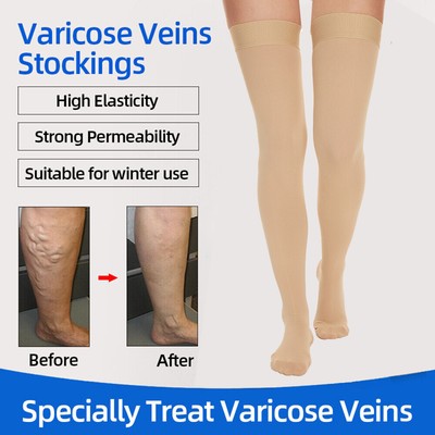 23-32mmHg Thigh High Graduated Support Prevent Varicose Veins Compression Socks