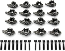 Rocker Arms and Bolts with Trunion Kit Installed Compatible with GMC Chevy LS1 L