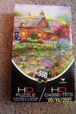 500 Piece Puzzle of Cabin/Landscape - NIP