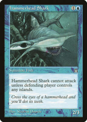 #ad Hammerhead Shark Stronghold Magic MTG $1.60
