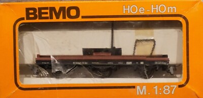 BEMO   2206818   (Spur H0m)    Drehschemelwagen + OVP