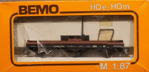 BEMO   2206818   (Spur H0m)    Drehschemelwagen + OVP | Zustand: Gebraucht