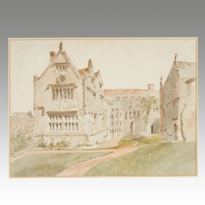 Philip Sheppard (1838-1895) Ansicht eines Herrenhauses um 1860