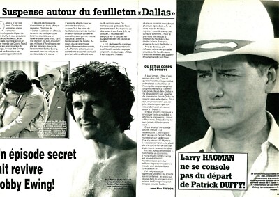 Presseschnitt Clipping 1985 Dallas Secret Episode (2 Seiten)
