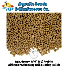 20-lbs 4mm 38% Protein Floating Pellets w/Color Enhancing Krill, Koi, Pond Fish