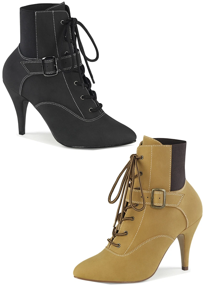 Ankle boots clearance 4 inch heel