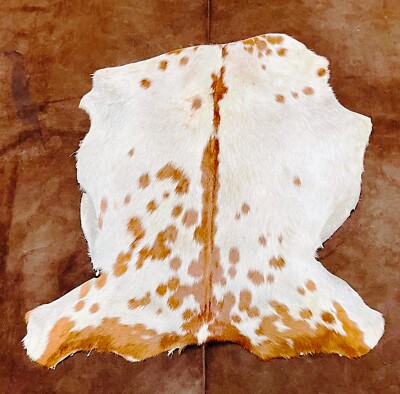 Goat Hide Fur | Fireplace Rug | Icelandic Animal Skin | Nordic Leather Natural