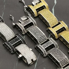 Stainless Steel CZ Bracelet LIFE TIME No tarnish