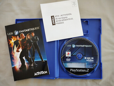 Les 4 Fantastiques Sur PS2 - PAL FR - Très Bon état - Jeu D'action