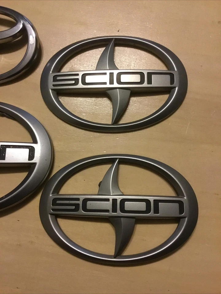 LOT OF 3 Includes SCION Xb EMBLEMS OEM (Includes 75441-52080) + 1 Toyota Emblem - Image 3 of 4