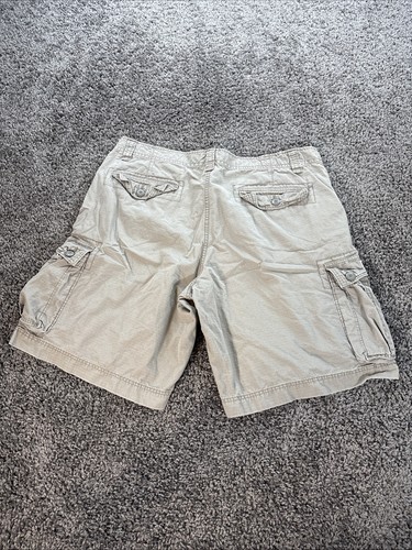 Vintage Polo Jeans Cargo Shorts Mens 40 Multicolor Baggy USA Flag 90s - Picture 11 of 14