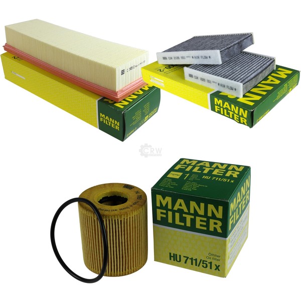 Mann Inspektionspaket Filterset FüR Peugeot 207 1.4 1.6 16V CitroëN C3 II-image
