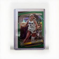 2025-26 WNBA Prizm #92 Angel Reese Green Prizm-Chicago Sky