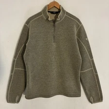 Kuhl Thor ThermoKore Sweater Jacket Mens L 1/4 Wind Resistant Fleece Gorpcore