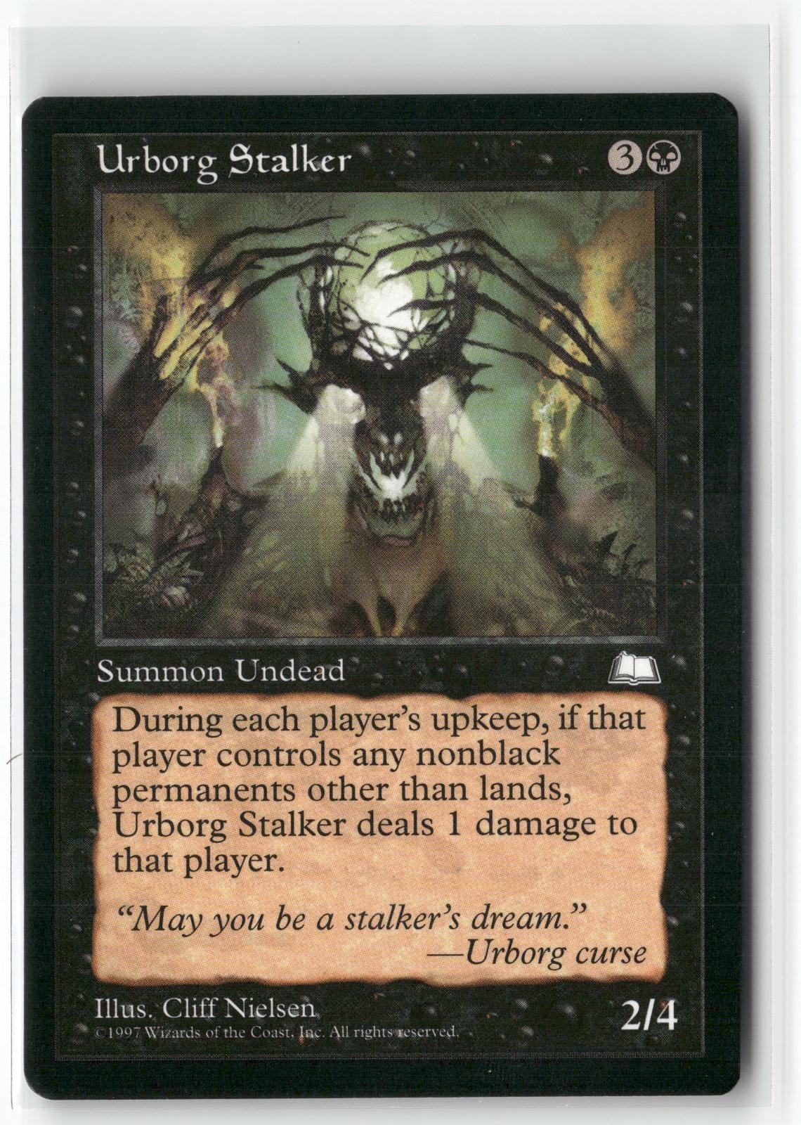 Urborg Stalker Rare Weatherlight Magic: The Gathering Near Mint