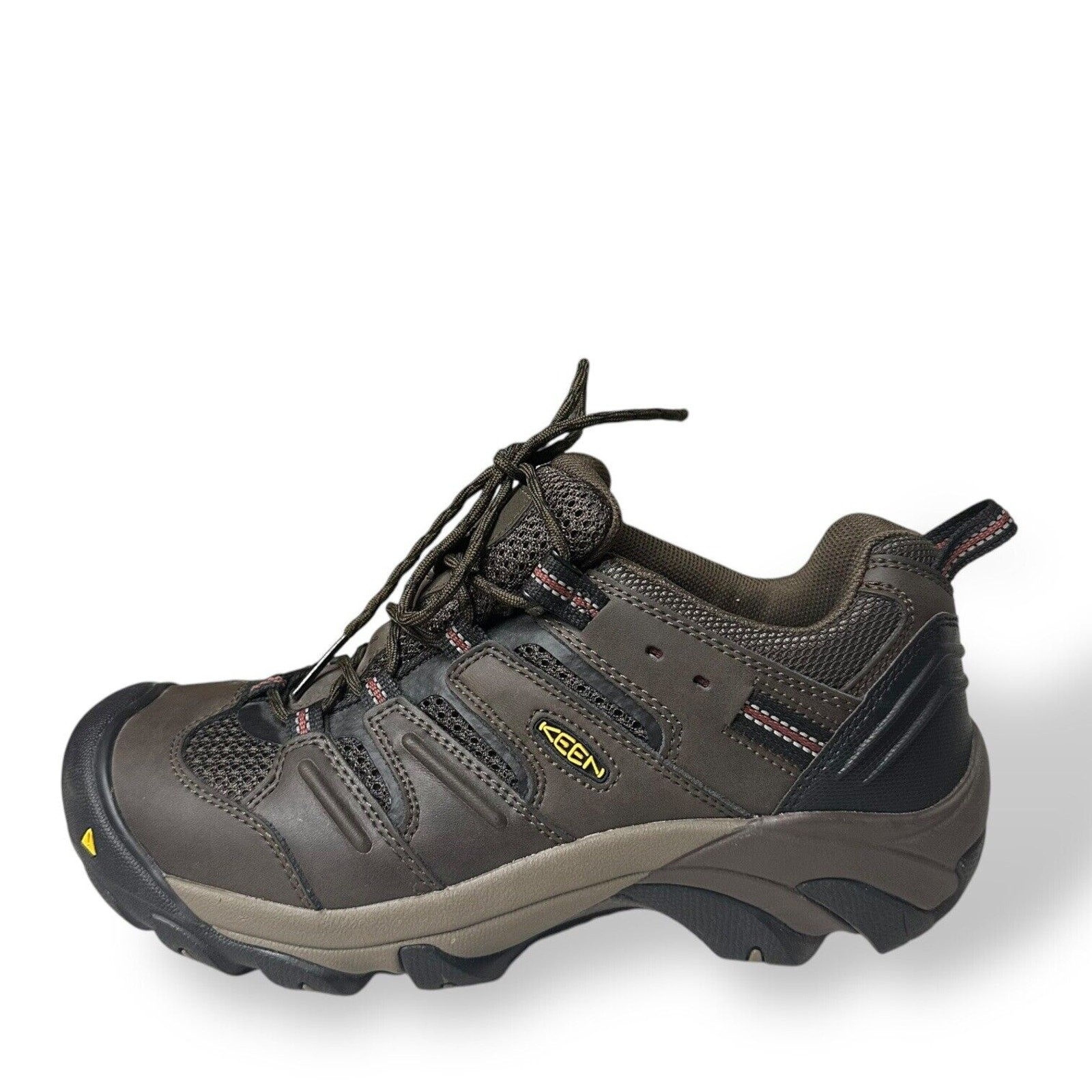 Keen Boots Lansing scarpe da lavoro basse punta acciaio pericolo elettrico pelle taglia 9D